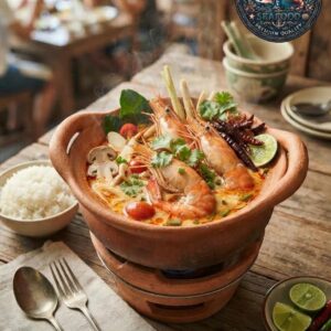 ต้มยำกุ้งแม่น้ำหม้อดิน