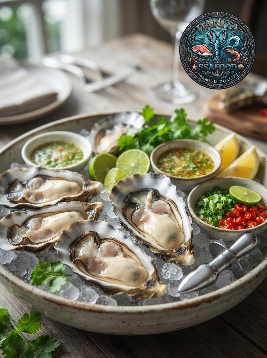 หอยนางรมสดพรีเมียม (Fresh Oysters)